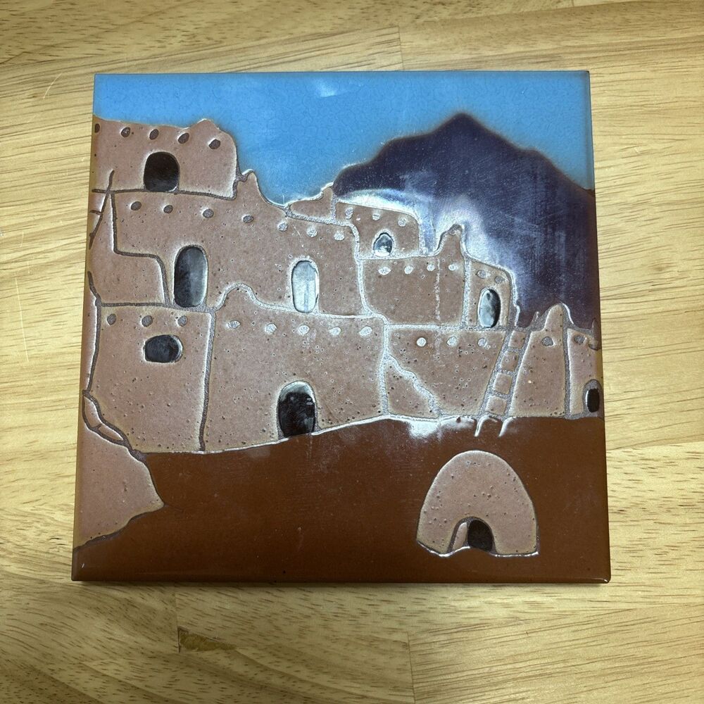 Sima Ceramiche Made In Italy Tile Southwest Decor Trivet Wall Hanging
